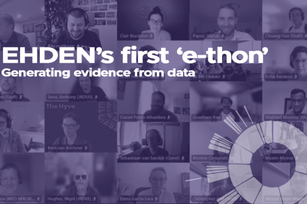 The first EHDEN ‘e-thon’ – confirming the second E in EHDEN: evidence